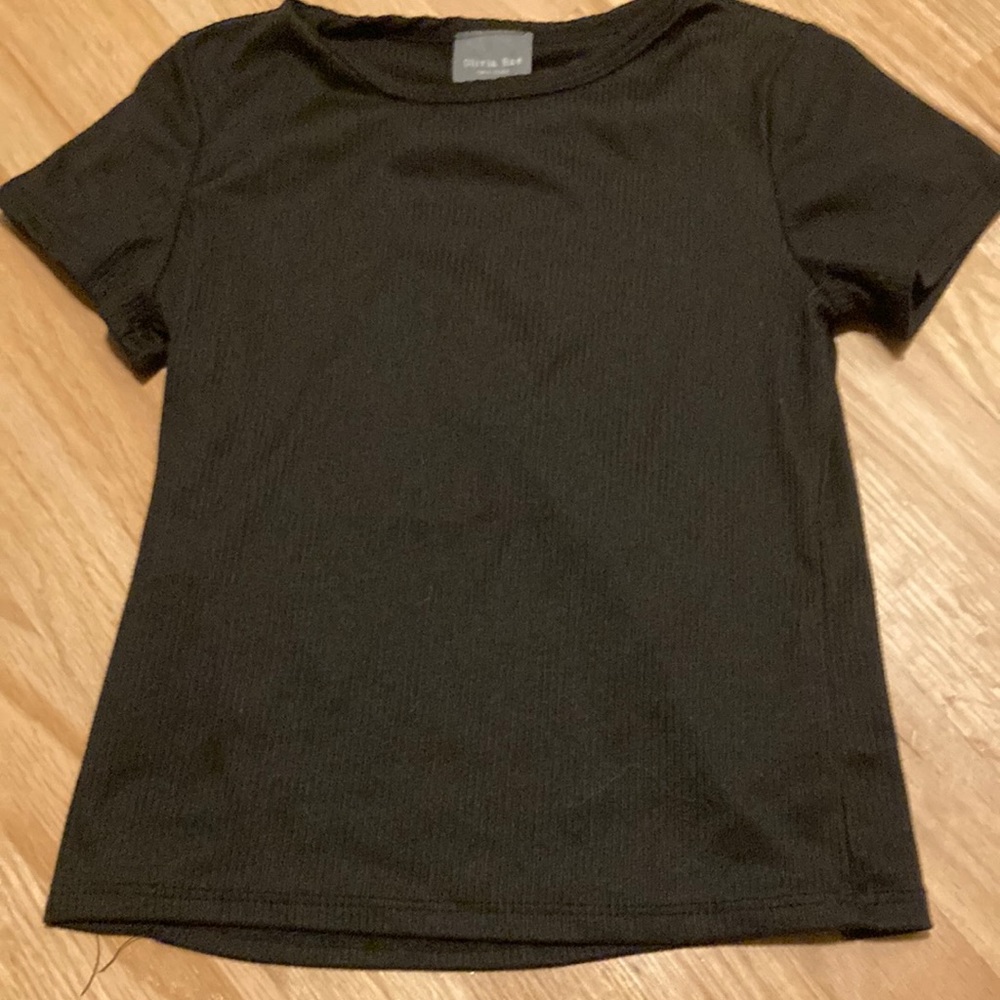 A new black tight shirt.